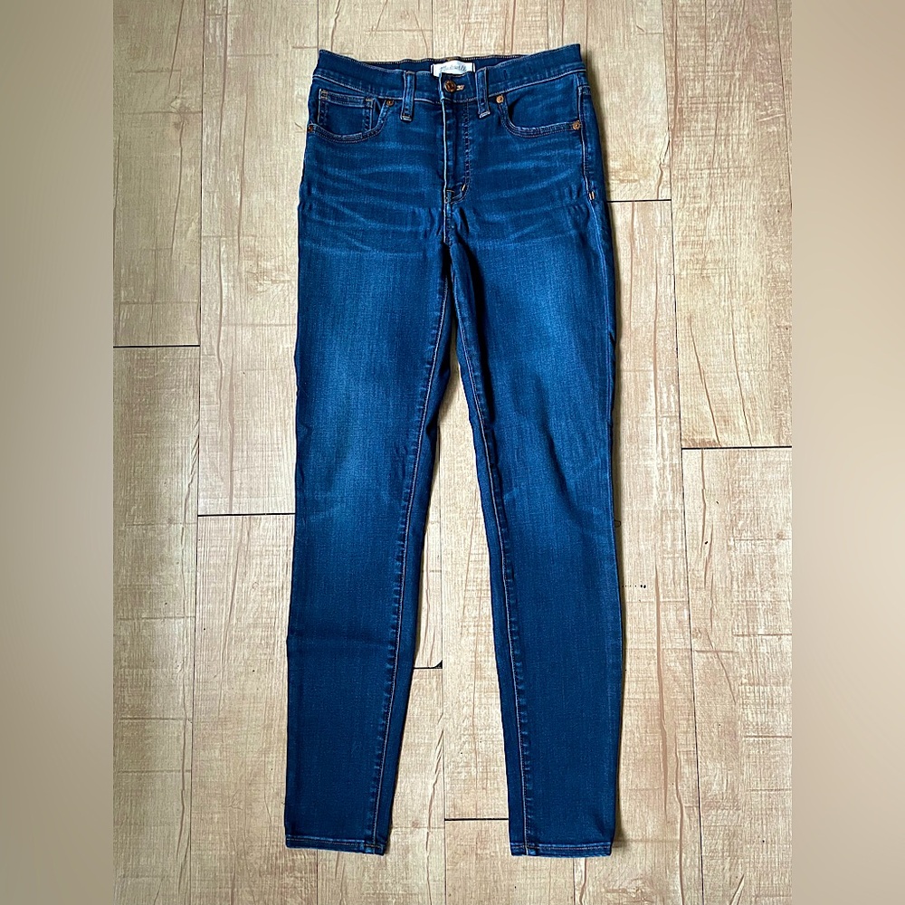 Madewell Women's Skinny Jeans in Dark Blue Wash